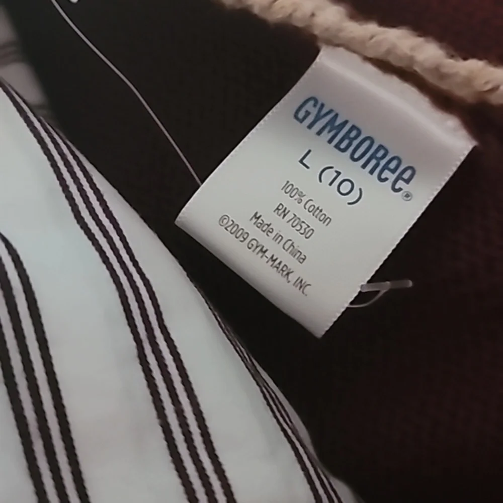 GYMBOREE Maroon Shirt & Vest Combo Boys Size 10 NWT‎
